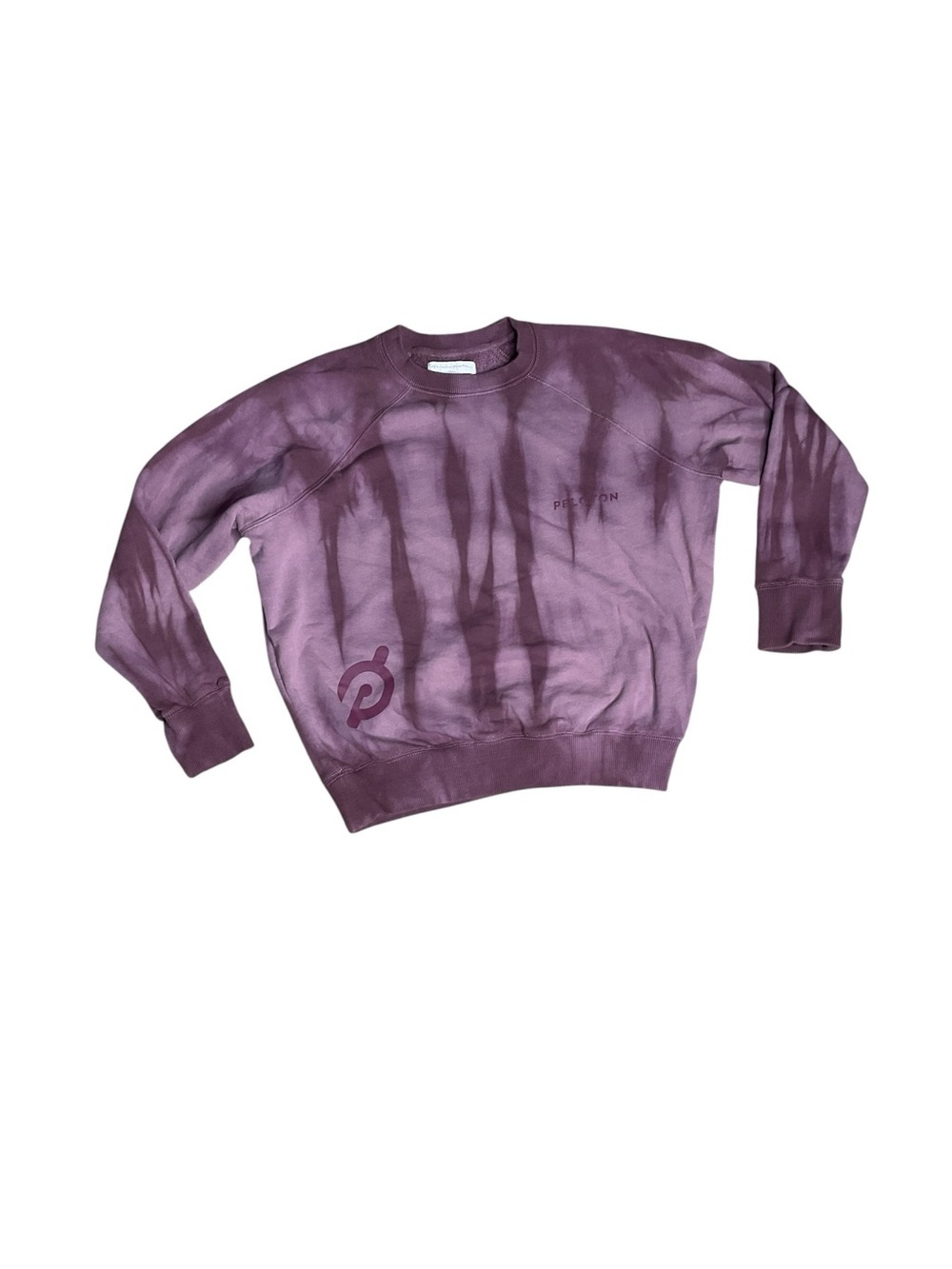 Peloton x Apparel Josephine Mauve Tie Dye Crewneck Sweatshirt Size Small - Picture 2 of 6